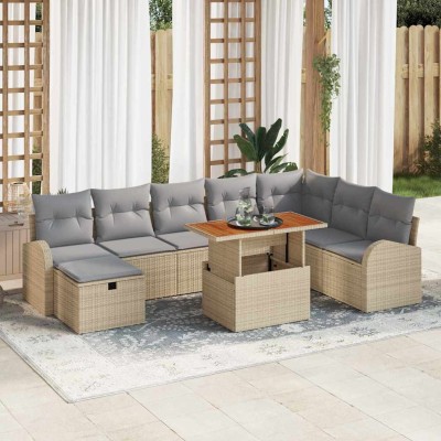 Garden sofa set with pillow...