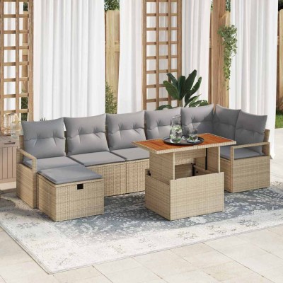 Garden sofa set with pillow...