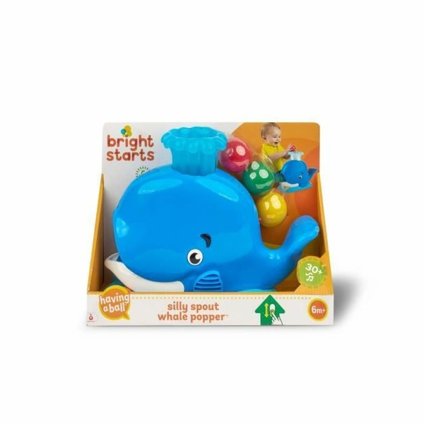 Музыкальная Игрушка Bright Starts Silly Spout Whale Ball Popper