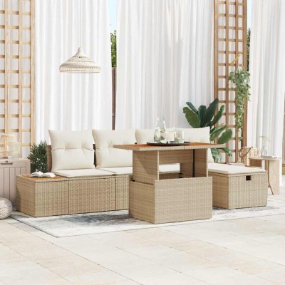 Garden sofa set with pillow...