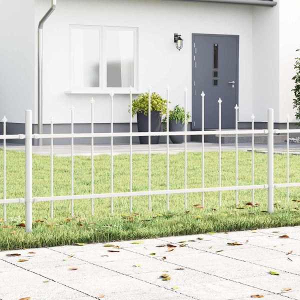Garden fence Woerden 3 pcs White