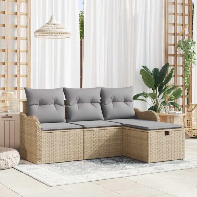 Garden sofa set with...