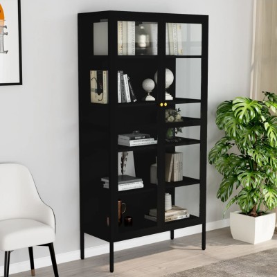 Display cabinet, black,...
