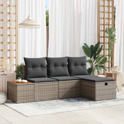 Garden sofa set with pillow...
