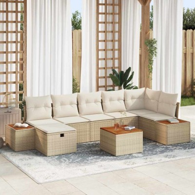 Garden sofa set with...