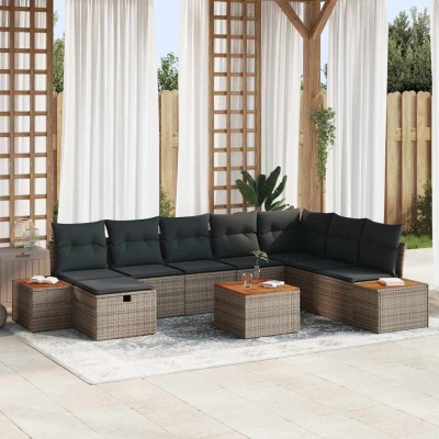 Garden sofa set with pillow...