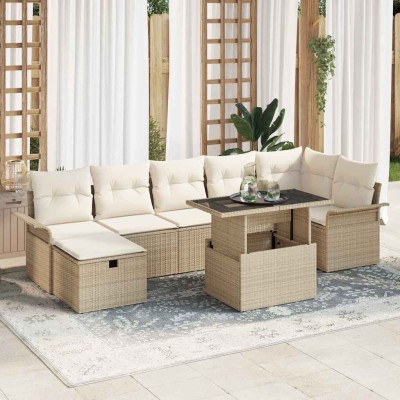 Garden sofa set with...