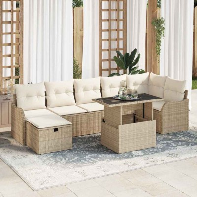Garden sofa set with...