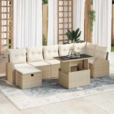 Garden sofa set with...