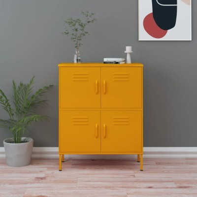 Storage cabinet, yellow,...