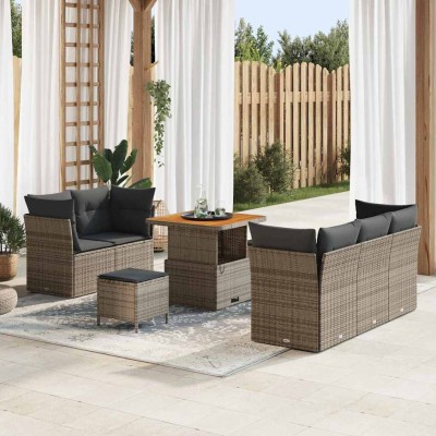 Garden sofa set with pillow...