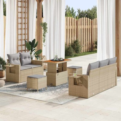 Garden sofa set with pillow...