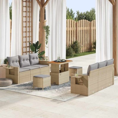 Garden sofa set with pillow...