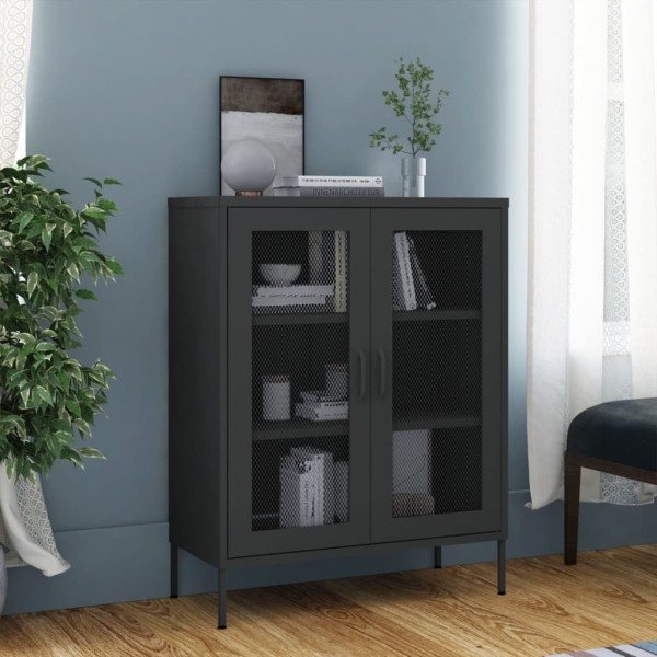 Storage cabinet, anthracite, 80x35x101.5cm, steel