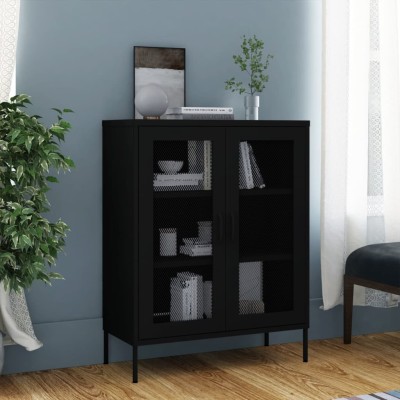 Storage cabinet, black,...