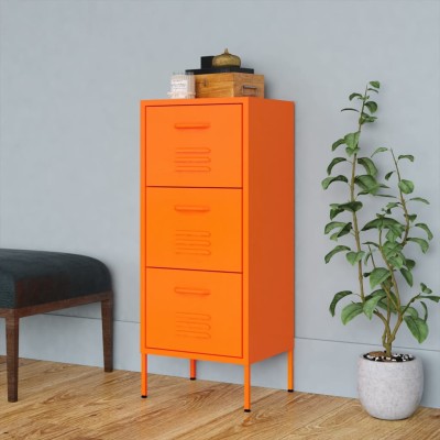 Storage cabinet, orange,...