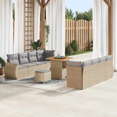 Garden sofa set with pillow...