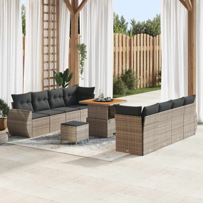Garden sofa set with pillow...