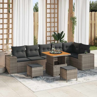 Garden sofa set with pillow...