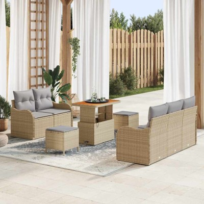 Garden sofa set with pillow...