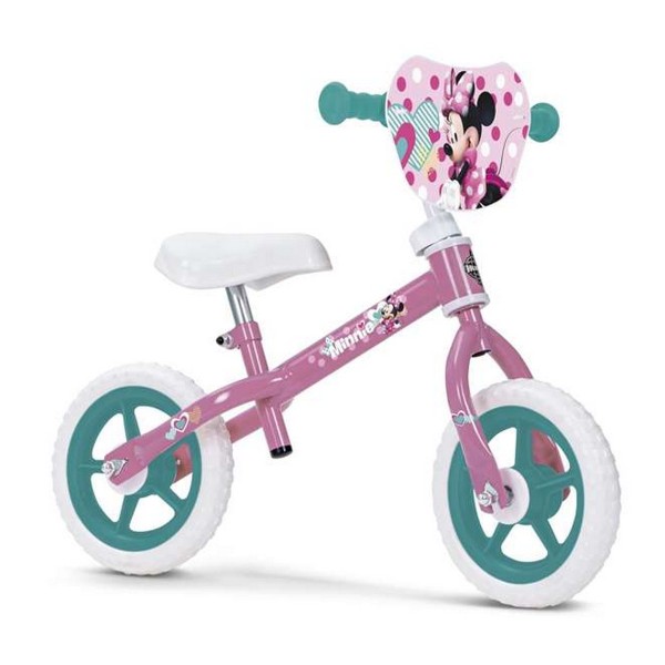 Vaikiškas dviratis Minnie Mouse   10" Be pedalų Rožinė