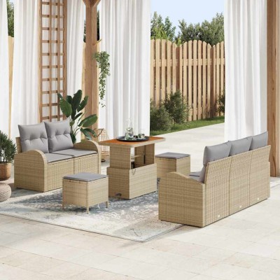 Garden sofa set with pillow...