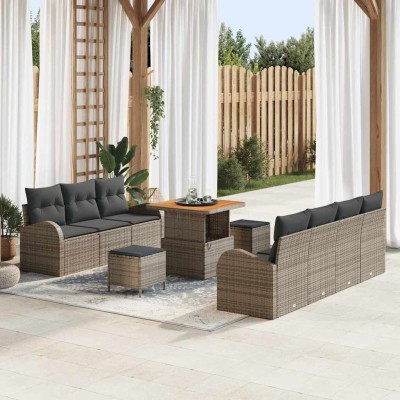 Garden sofa set with pillow...