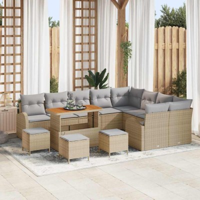 Garden sofa set with pillow...