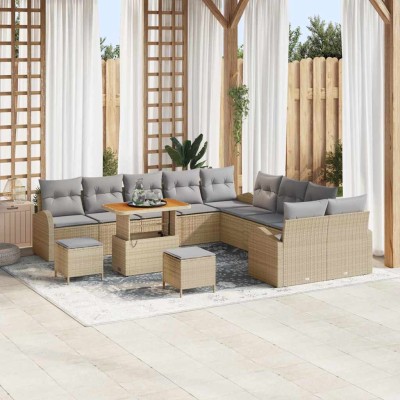 Garden sofa set with pillow...