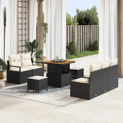 Garden sofa set with pillow...