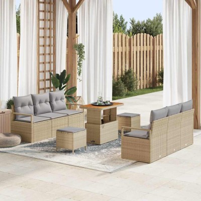 Garden sofa set with pillow...
