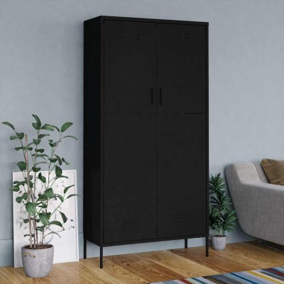 Wardrobe, black,...