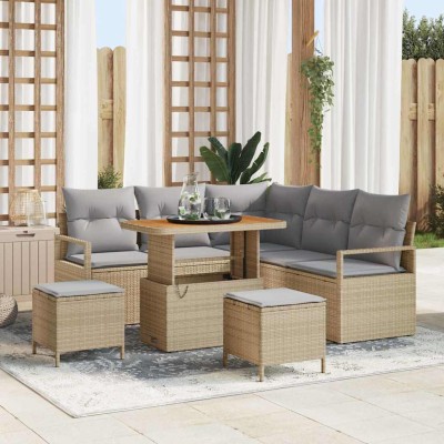 Garden sofa set with pillow...