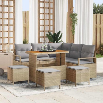 Garden sofa set with pillow...