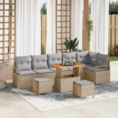 Garden sofa set with pillow...