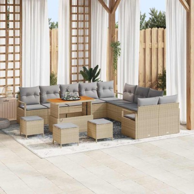 Garden sofa set with pillow...