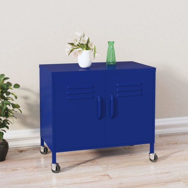 Storage cabinet, dark blue, 60x35x56cm, steel