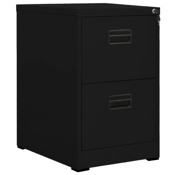 Cabinet for documents, black, 46x62x72.5cm, steel