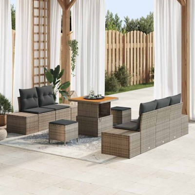 Garden sofa set with pillow...