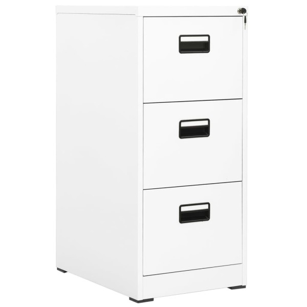 Cabinet for documents, white, 46x62x102.5cm, steel