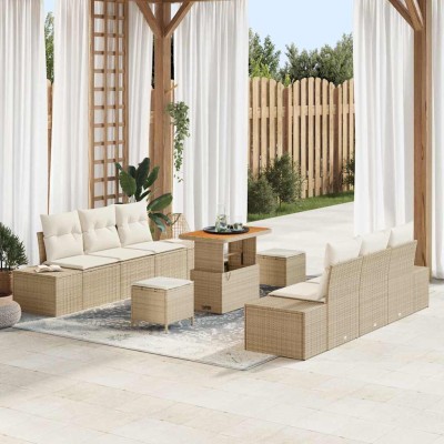 Garden sofa set with pillow...