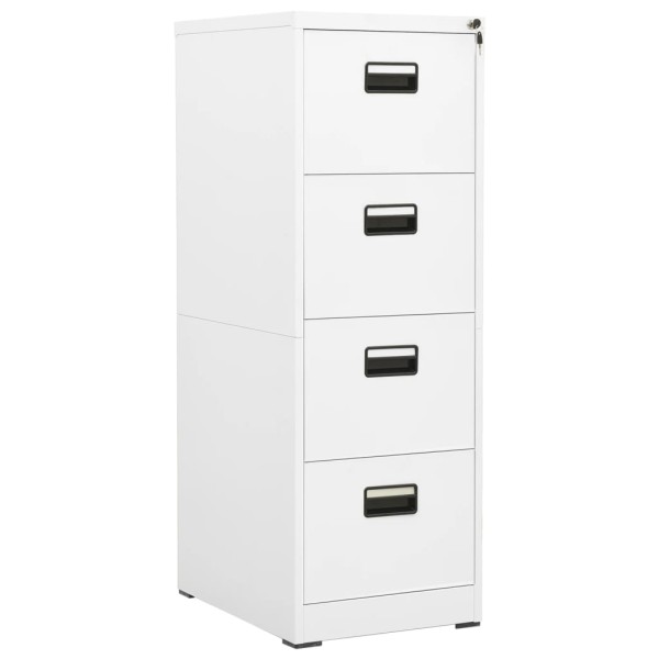 Cabinet for documents, white, 46x62x133cm, steel