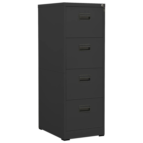 Cabinet for documents, anthracite color, 46x62x133cm, steel