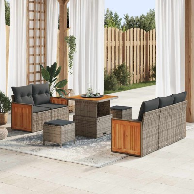 Garden sofa set with pillow...