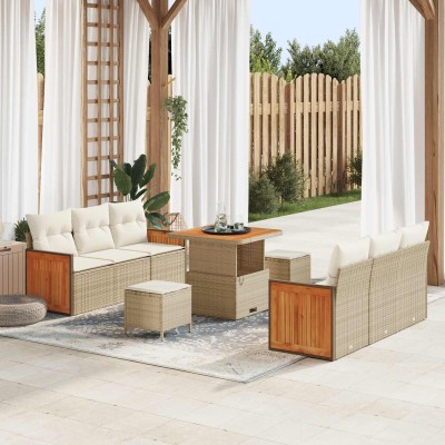 Garden sofa set with pillow...