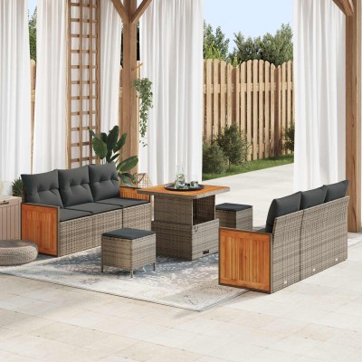 Garden sofa set with pillow...