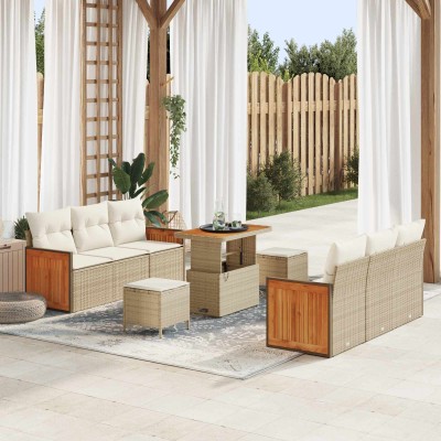 Garden sofa set with pillow...