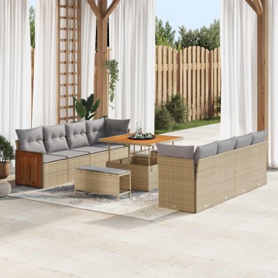 Garden sofa set with pillow...