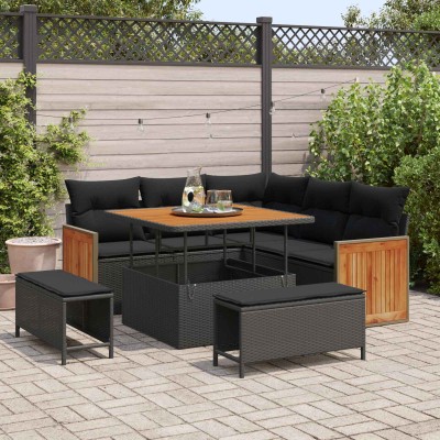 Garden sofa set with pillow...