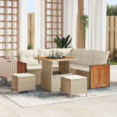 Garden sofa set with pillow...
